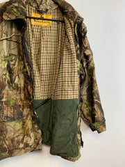 Tree Print Raincoat Men's Medium