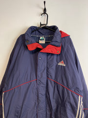 Vintage 90s Navy Adidas Equipment Jacket Men's XL