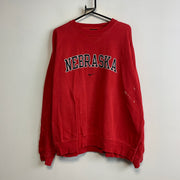 Vintage 90s Red Nike Sweatshirt Men's XL