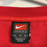 Vintage 90s Red Nike Sweatshirt Men's XL