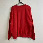 Vintage 90s Red Nike Sweatshirt Men's XL