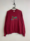 Red Hanes Embroidery Sweatshirt Men's XL