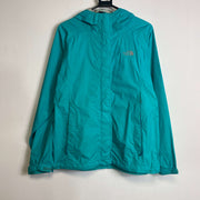 Green Blue North Face Raincoat Jacket Womens Medium