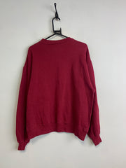 Red Hanes Embroidery Sweatshirt Men's XL