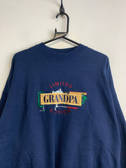 Navy Hanes Embroidery Sweatshirt Men's XXL