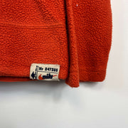 Orange 00s Nike Hoodie y2k Fleece Women's Medium