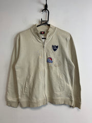 Cream White Quiksilver Track Jacket Women's Large