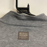 Grey Columbia Quarter zip Men's Large