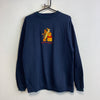 Navy Pooh Sweatshirt Women's Large