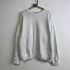 Vintage 90s White Russell Athletic Blank Sweatshirt Men's Large