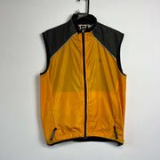 Yellow Black North Face Gilet Windbreaker Jacket Men's Small