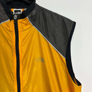 Yellow Black North Face Gilet Windbreaker Jacket Men's Small