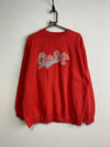 Red Ohio State Badge Sweatshirt Men's Large