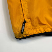 Yellow Black North Face Gilet Windbreaker Jacket Men's Small