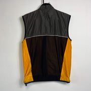 Yellow Black North Face Gilet Windbreaker Jacket Men's Small