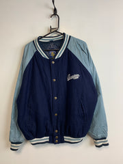 Navy and Blue Steve & Barry's Baseball Jacket Men's Large