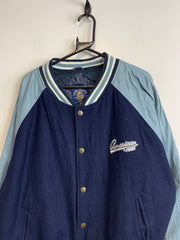 Navy and Blue Steve & Barry's Baseball Jacket Men's Large