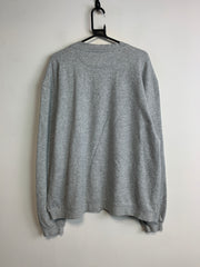 Grey Reebok Print Sweatshirt Men's Large