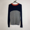 Navy Tommy Hilfiger Grey Sweater Knit Small