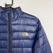 Navy North Face Puffer Jacket Small