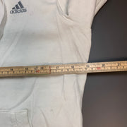 White Adidas Hoodie Women's Medium