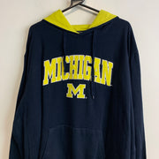 Navy Stadium Michigan Hoodie Men's XXL