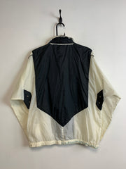 White and Black Reebok Windbreaker Men's Large