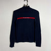 Navy Polo Jeans Ralph Lauren Mock Neck Knit Jumper Sweater Womens Small