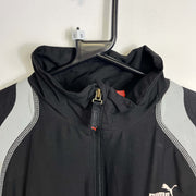 Black Puma Windbreaker Jacket Small