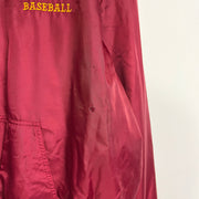 Vintage 90s Red Rennoc College Pullover Jacket XL