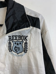 Black and White Reebok Windbreaker Men's XL