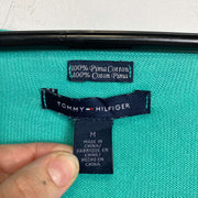 Turquoise Tommy Hilfiger Womens Knitwear Sweater Medium