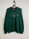 Green NFL Jets Embroidery Sweatshirt Men's Medium