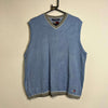 Vintage Blue Tommy Hilfiger Knit Jumper Sweater Vest XL