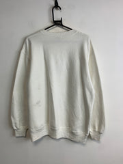 Cream Russell Athletic Print Sweatshirt Men's Large