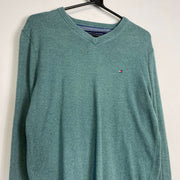 Green Tommy Hilfiger Womens Knitwear Sweater XS
