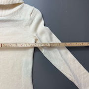 Beige Ralph Lauren Sport Long Knit Jumper Dress Sweater Womens Small