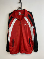 Vintage 90s Red Nike Track Jacket Men's XL