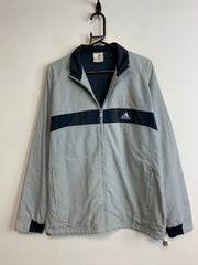 00s Grey Adidas Windbreaker Men's Large