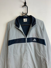 00s Grey Adidas Windbreaker Men's Large