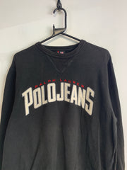 Black Ralph Lauren Badge Sweatshirt Men's Small