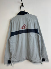 00s Grey Adidas Windbreaker Men's Large