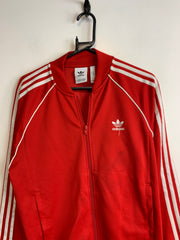 Red Adidas Track Jacket Men's Medium