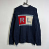 Vintage Polo Ralph Lauren Spellout Knit Jumper Sweater Medium