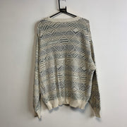 White Knitwear Sweater Men's XL