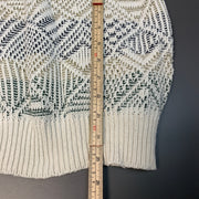 White Knitwear Sweater Men's XL