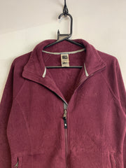 Burgundy The North Face Fleece Jacket Women's Medium