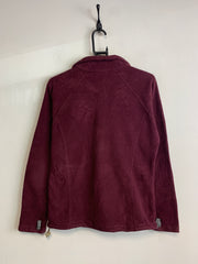 Burgundy The North Face Fleece Jacket Women's Medium