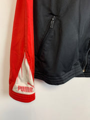 Black and Red Puma Track jacket Men's Large