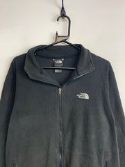 Black The North Face Fleece Jacket Men's Large